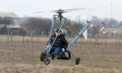 AMZ 0006 Retired dude built homemade helicopter